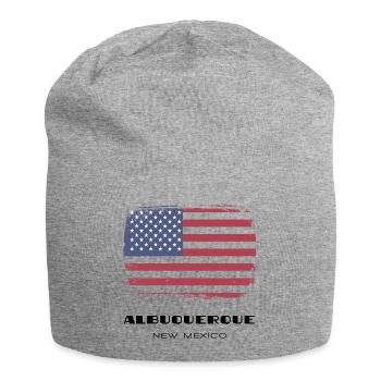 Albuquerque, Nouveau-Mexique, États-Unis - Bonnet en jersey - gris chiné - Devant
