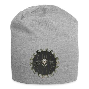 Atemberaubende und elegante Lotusblume. - Jersey-Beanie - Grau meliert - Vorne
