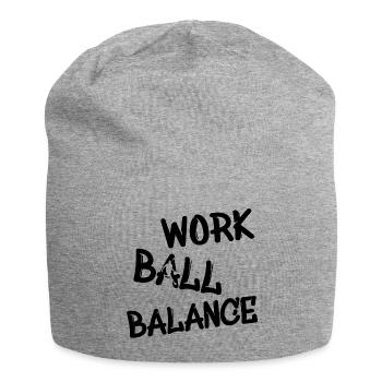 work ball balance, basketball - Jersey-Beanie - Grau meliert - Vorne
