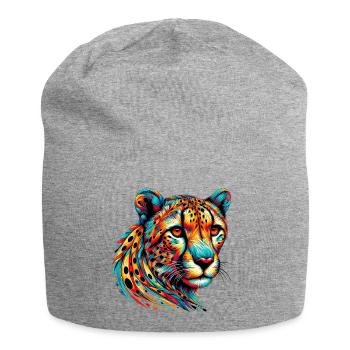 Guépard - Bonnet en jersey - gris chiné - Devant