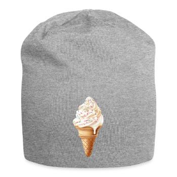 Eiskalte Süße Verführung Mit Streuseln - Jersey-Beanie - Grau meliert - Vorne