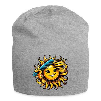 Sun - Jersey Beanie - heather grey - Front