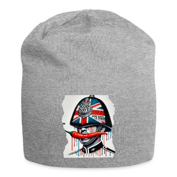 God Save The Zoreil Spicy Design - Jersey-Beanie - Grau meliert - Vorne