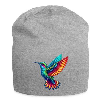 Hummingbird - Jersey Beanie - heather grey - Front