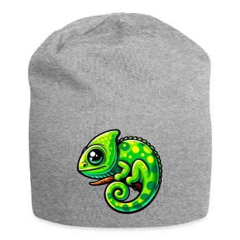 Caméléon - Bonnet en jersey - gris chiné - Devant