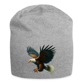 Eagle - Jersey Beanie - heather grey - Front
