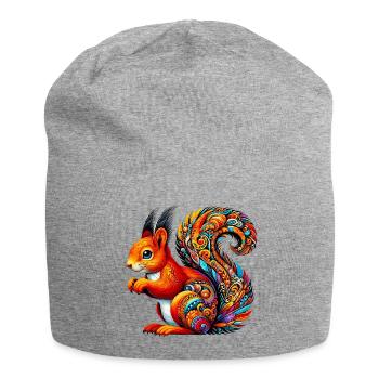 Écureuil - Bonnet en jersey - gris chiné - Devant