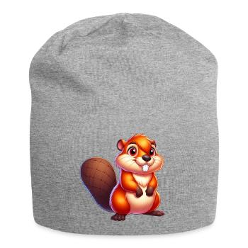 Bieber - Jersey-Beanie - Grau meliert - Vorne