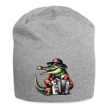 Crocodile Russe en Russe Crocodiles Russes - Bonnet en jersey - gris chiné - Devant