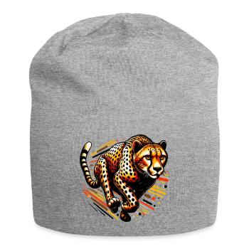 Guépard - Bonnet en jersey - gris chiné - Devant