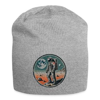 Astronaute - Bonnet en jersey - gris chiné - Devant