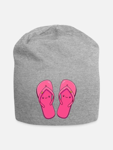 flip&flop - Jersey-Beanie - Grau meliert