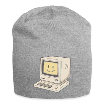 PC Retro Vintage Smile - Jersey-Beanie - Grau meliert - Vorne