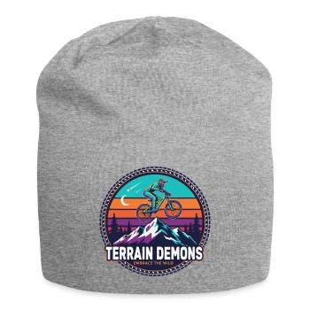 Terrain Demons Mountain Rider - Jersey Beanie - heather grey - Front