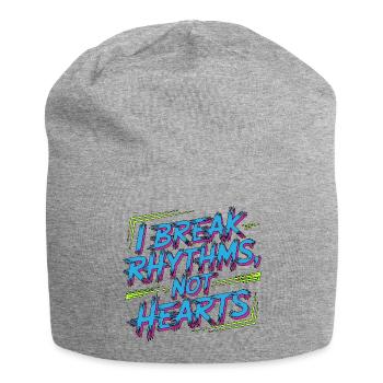 Cardiac TechI Break Rhythms Not Hearts Cath Lab - Jersey Beanie - heather grey - Front