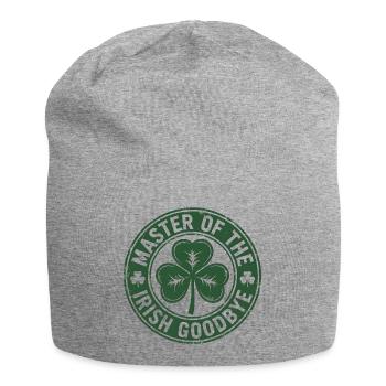 Maître du timbre vert Irish Goodbye Shamrock - Bonnet en jersey - gris chiné - Devant