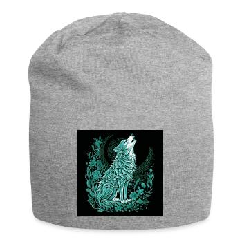 Style de la Ligne du Loup Lune avec Flora - Bonnet en jersey - gris chiné - Devant