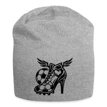 Fussballschuhe Fussball High Heels - Jersey-Beanie - Grau meliert - Vorne