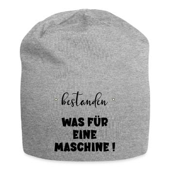 Abschluss Bestanden - Maschine - Jersey-Beanie - Grau meliert - Vorne