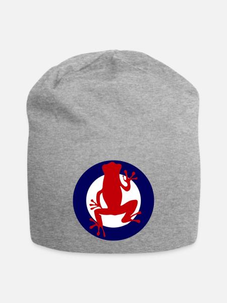 Red Salamander - Jersey-Beanie - Grau meliert