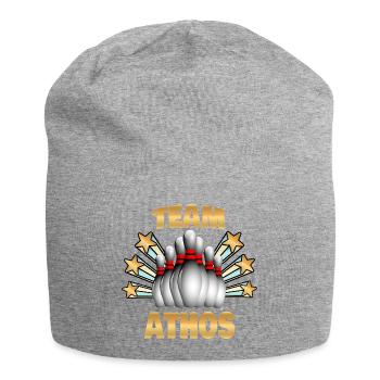 Athos - Jersey-Beanie - Grau meliert - Vorne