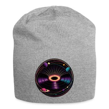 Gravity Well Vinyl Black Hole Physics - Jersey Beanie - heather grey - Front