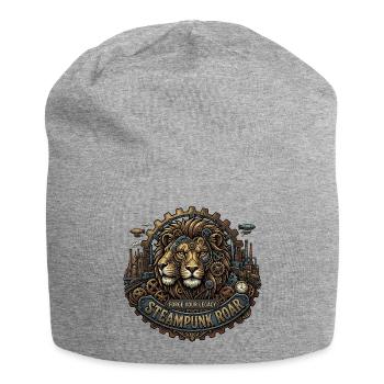 Steampunk Lion : Forgez votre héritage - Bonnet en jersey - gris chiné - Devant