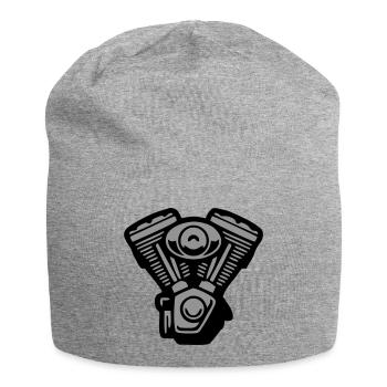 V2 Engine Block Graphics - Jersey Beanie - heather grey - Front