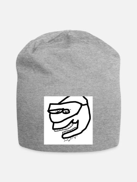 hehe - Jersey-Beanie - Grau meliert