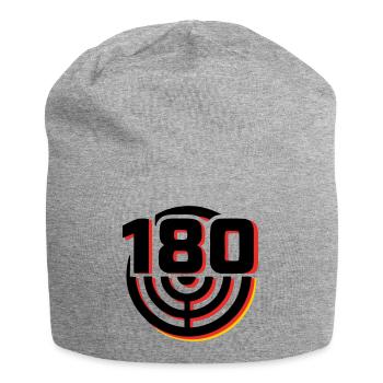 Darts 180 Zielscheibe Logo - Jersey-Beanie - Grau meliert - Vorne