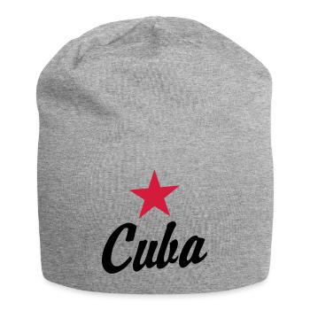 CUBA A - Bonnet en jersey - gris chiné - Devant