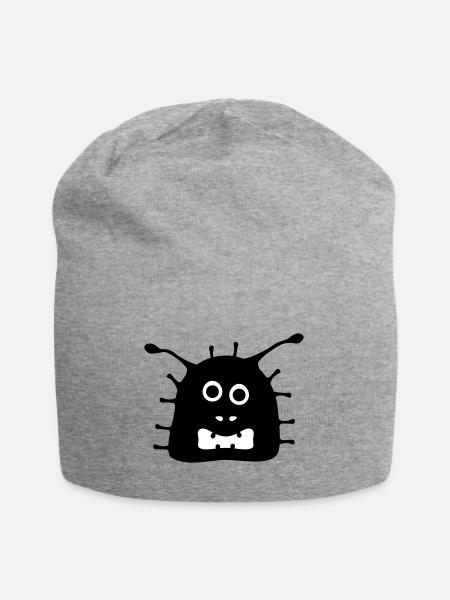 Covi the crazy corona virus - Jersey Beanie - heather grey