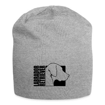 Labrador Retriever Profil Labbi Dogs Wilsigns - Bonnet en jersey - gris chiné - Devant