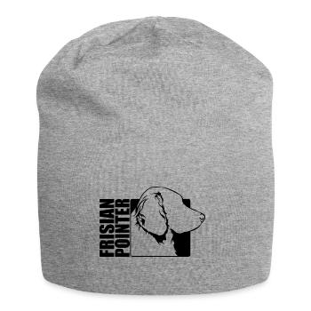 Frison Pointer Profile Chiens Chien Wilsigns - Bonnet en jersey - gris chiné - Devant