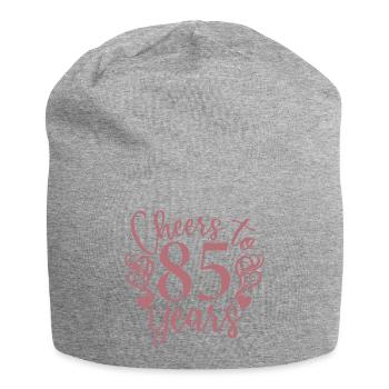 Prost auf 85 Jahre 85. Geburtstag - Jersey-Beanie - Grau meliert - Vorne