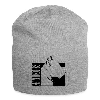 Cane Corso Profil Chiens Chien Wilsigns - Bonnet en jersey - gris chiné - Devant