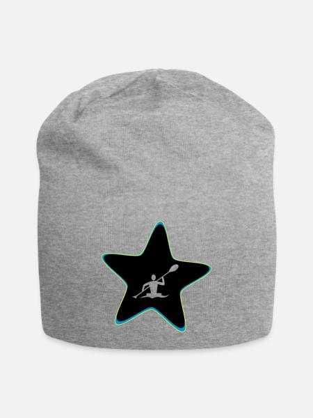 Kajak Stern - Jersey-Beanie - Grau meliert