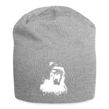 Gorilla - Jersey-Beanie - Grau meliert - Vorne