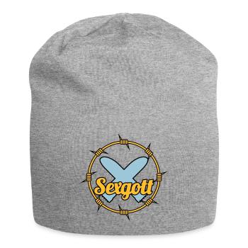 Sexgott | Dildo | Cock - Bonnet en jersey - gris chiné - Devant