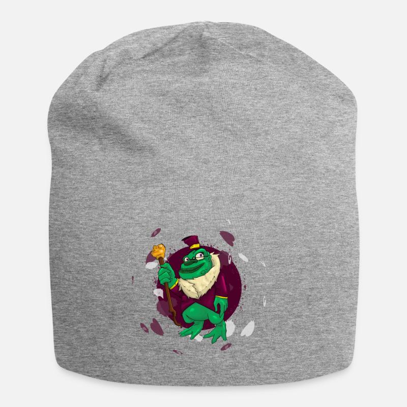 Alfrog - Jersey-Beanie - Grau meliert