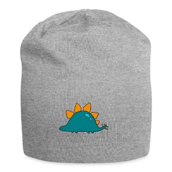 Stegosaurus - Jersey-Beanie - Grau meliert - Vorne