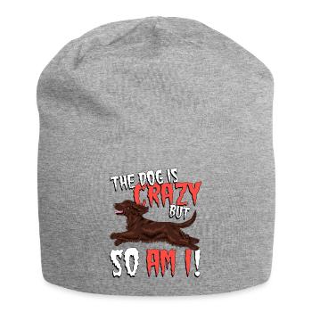 cockercrazy2 - Jersey-Beanie - Grau meliert - Vorne