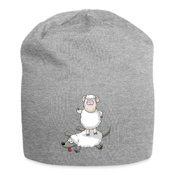 Victory of the sheep - Jersey Beanie - heather grey - Front