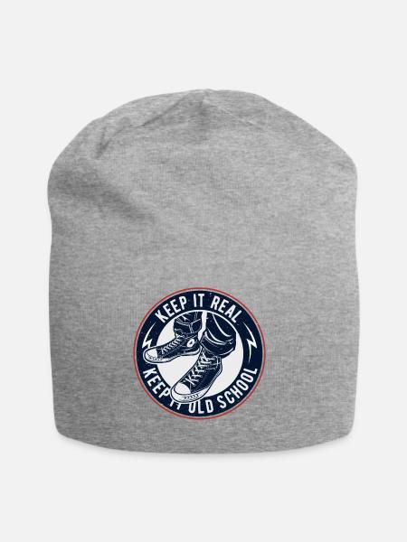 Gardez-la vieille école - Bonnet en jersey - gris chiné