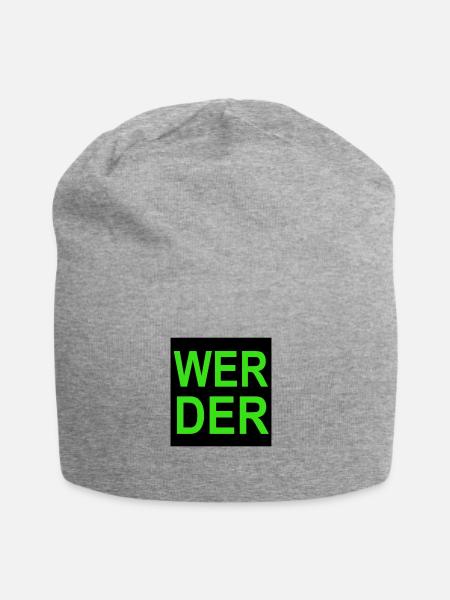 Werder - Jersey-Beanie - Grau meliert