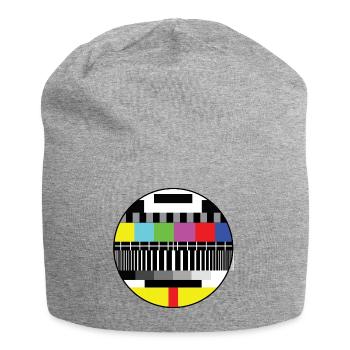 pause Signal - Jersey Beanie - heather grey - Front