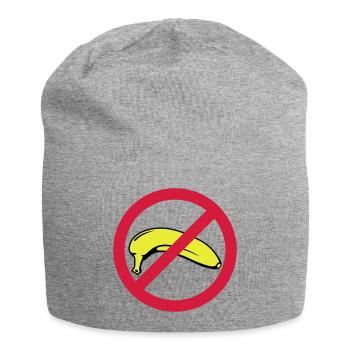 Banane verboten - Jersey-Beanie - Grau meliert - Vorne