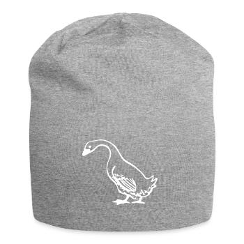 oie - Bonnet en jersey - gris chiné - Devant