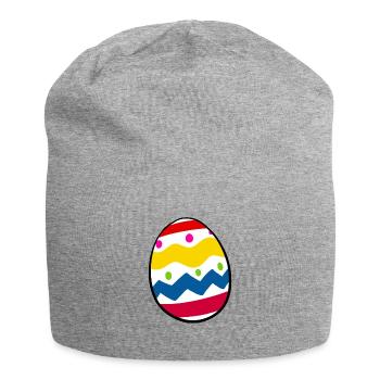 egg - Jersey Beanie - heather grey - Front
