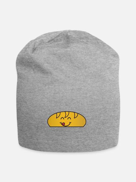 Brot - Jersey-Beanie - Grau meliert